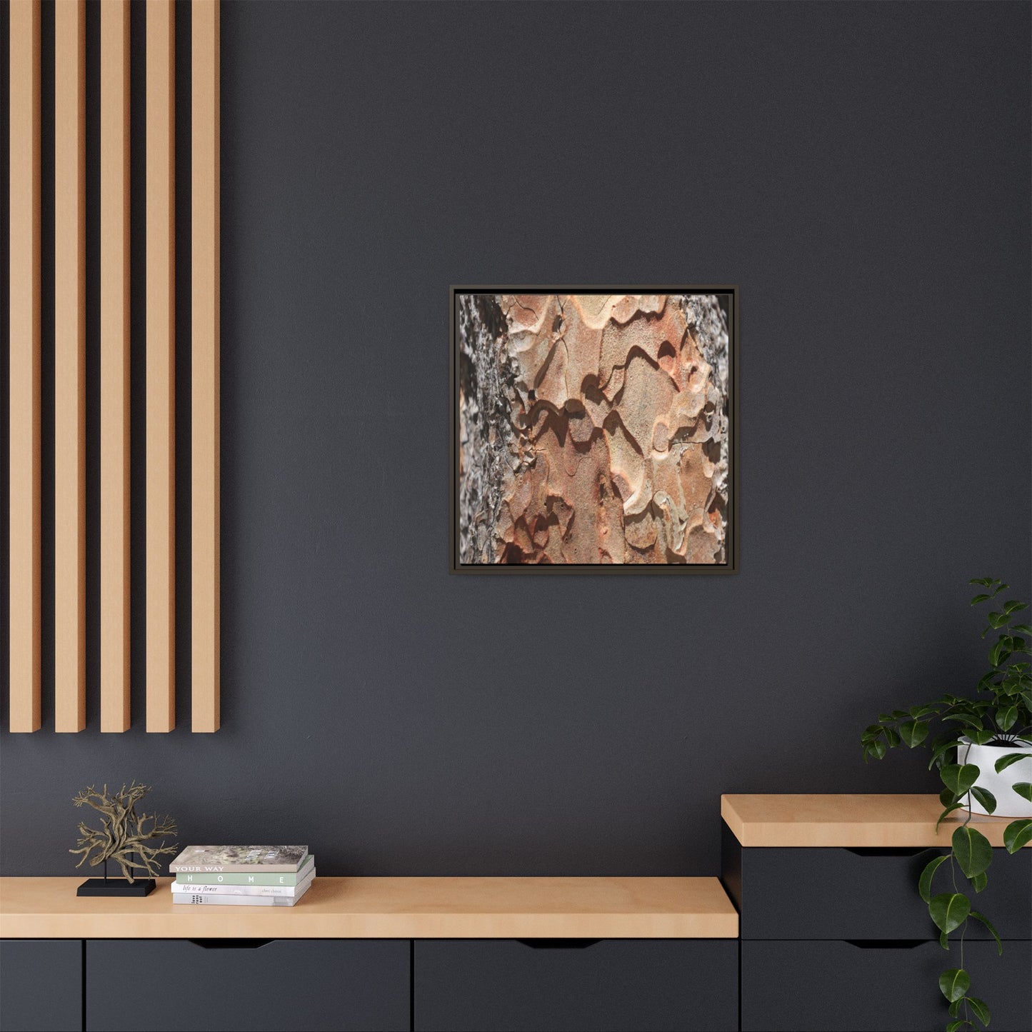 Rust and Stone - Unique Stretched Canvas Wall Art