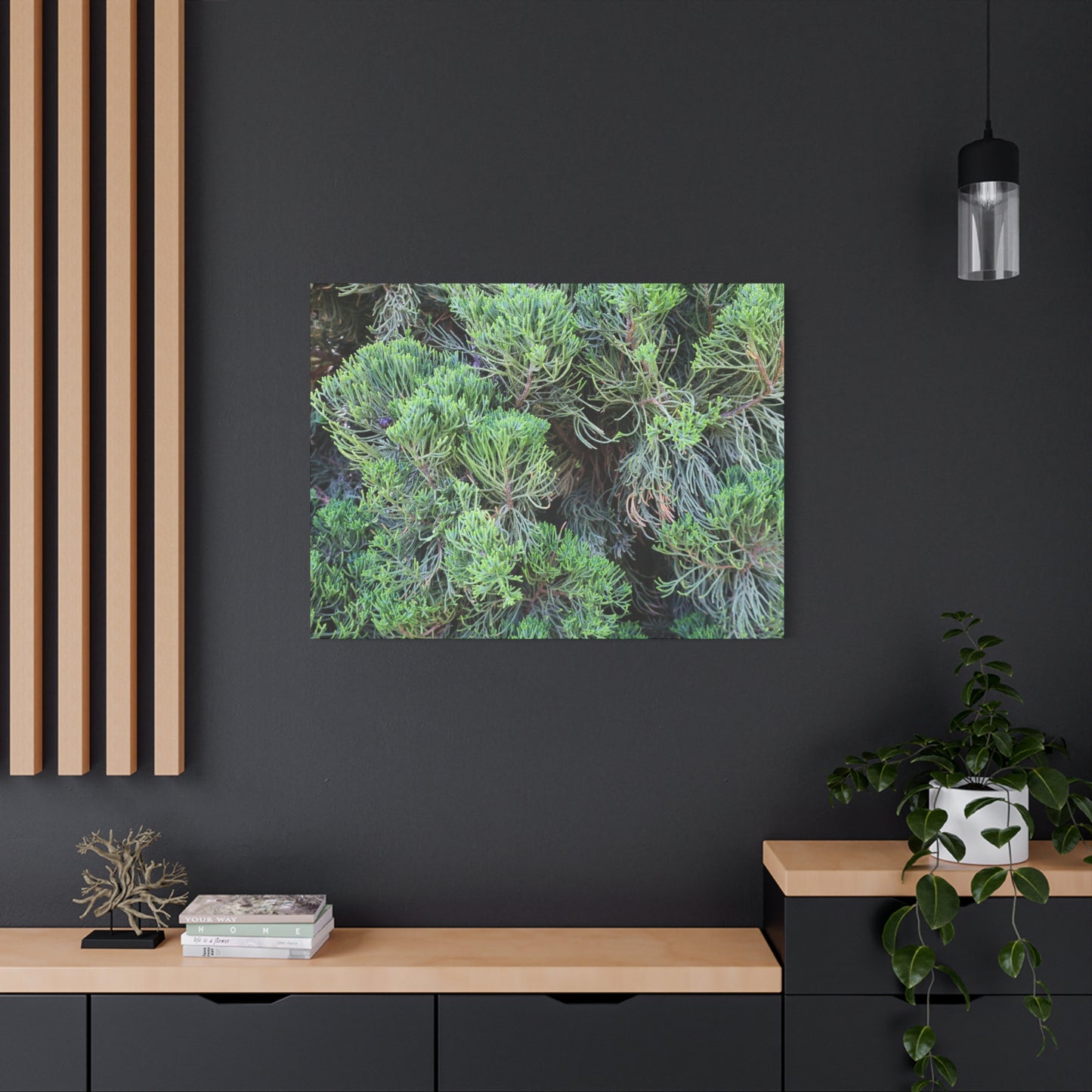 Green Labyrinth - Unique Frameless Canvas Wall Art