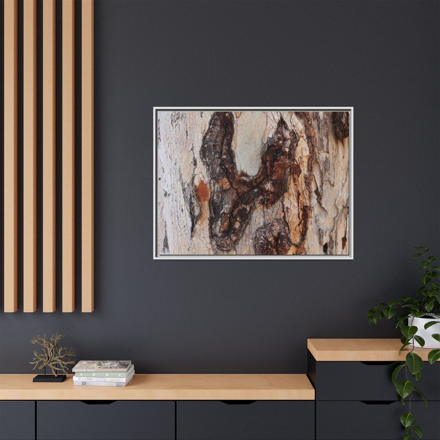 Texture of Time - Unique Stretched Canvas Wall Art