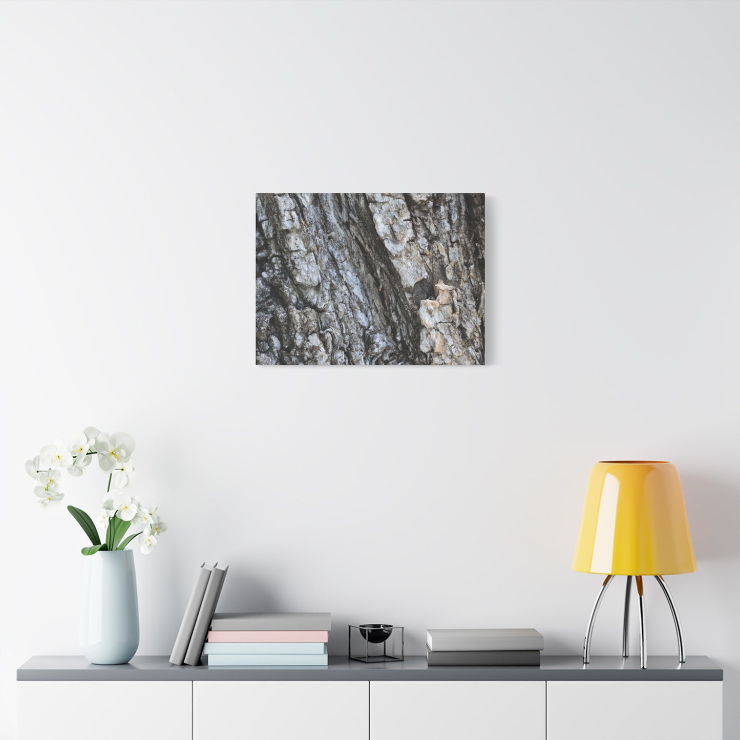 Nature's Rough Embrace - Unique Frameless Canvas Wall Art