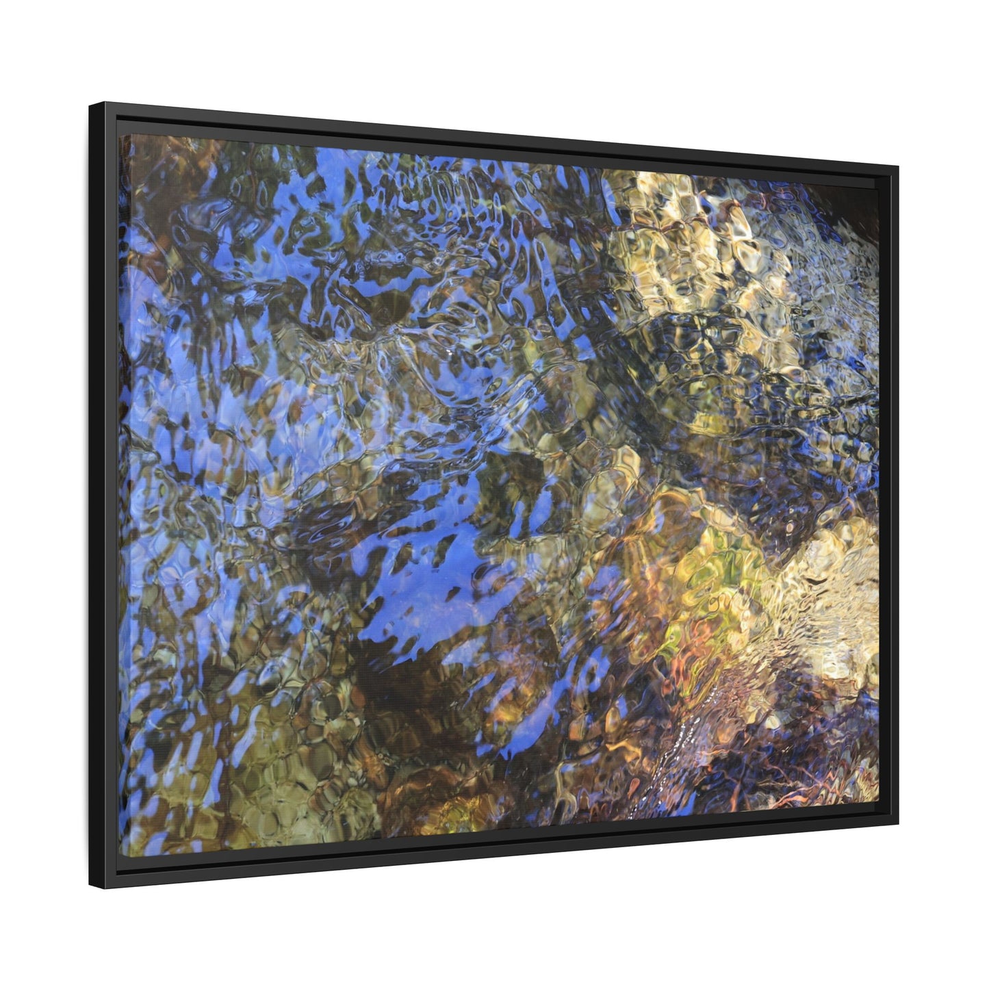 Aquatic Kaleidoscope - Unique Stretched Canvas Wall Art