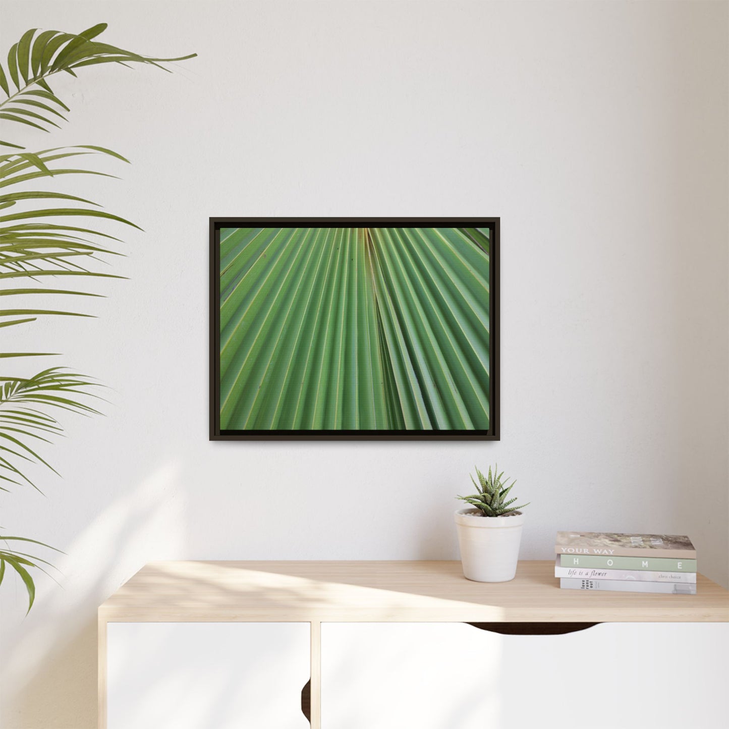 Verdant Veins - Unique Stretched Canvas Wall Art