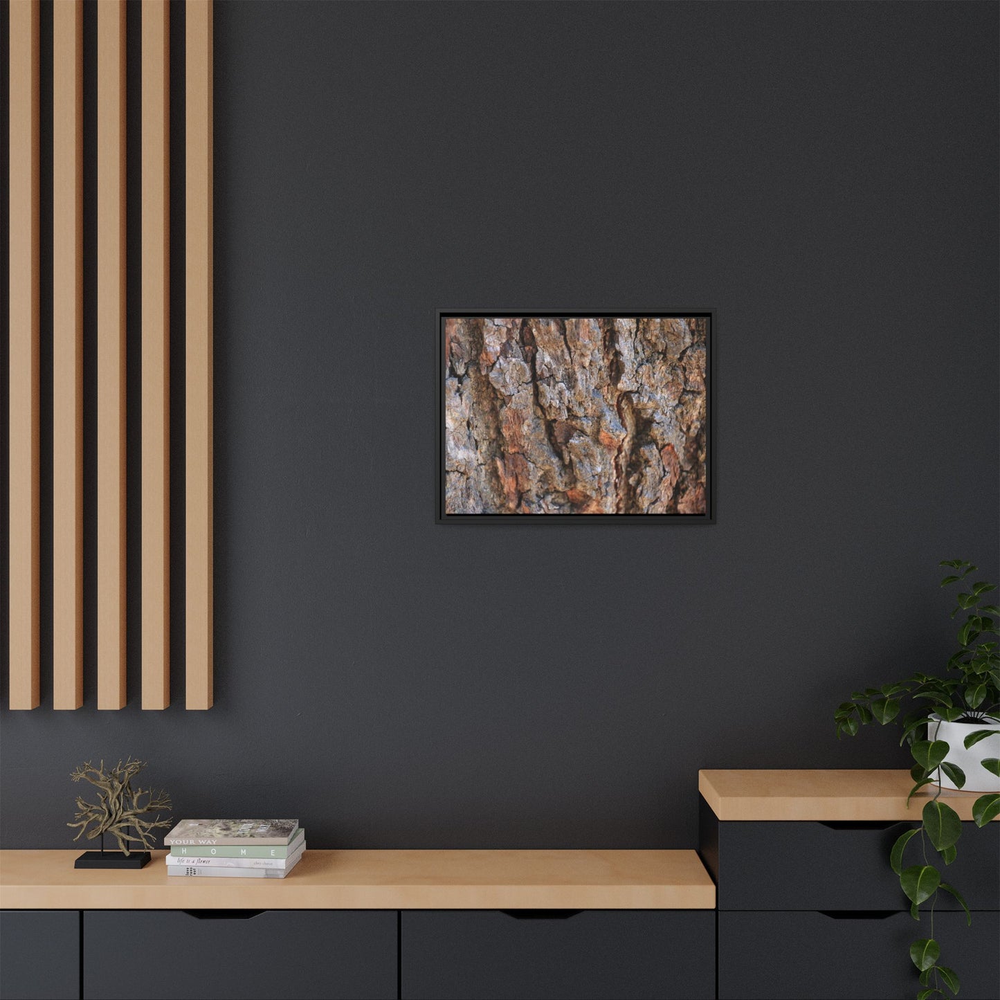 Craggy Textures - Unique Stretched Canvas Wall Art