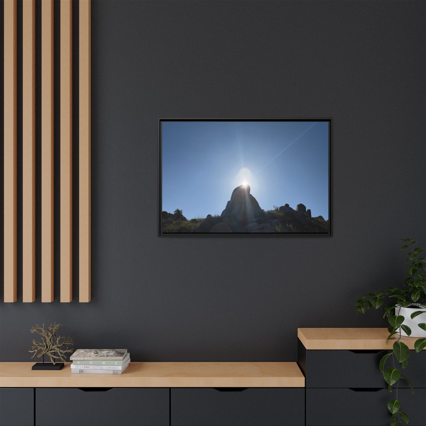Sunburst - Unique Stretched Canvas Wall Art