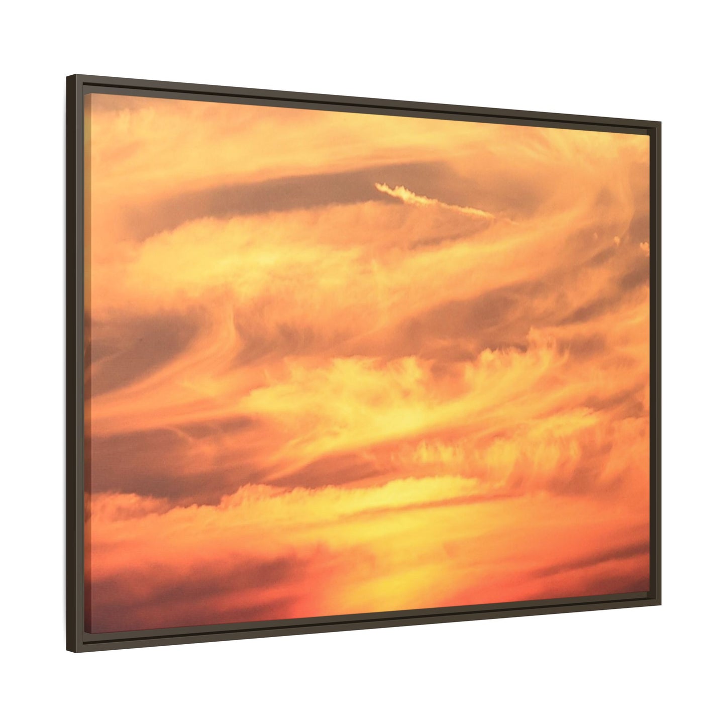 Burning Skies - Unique Stretched Canvas Wall Art