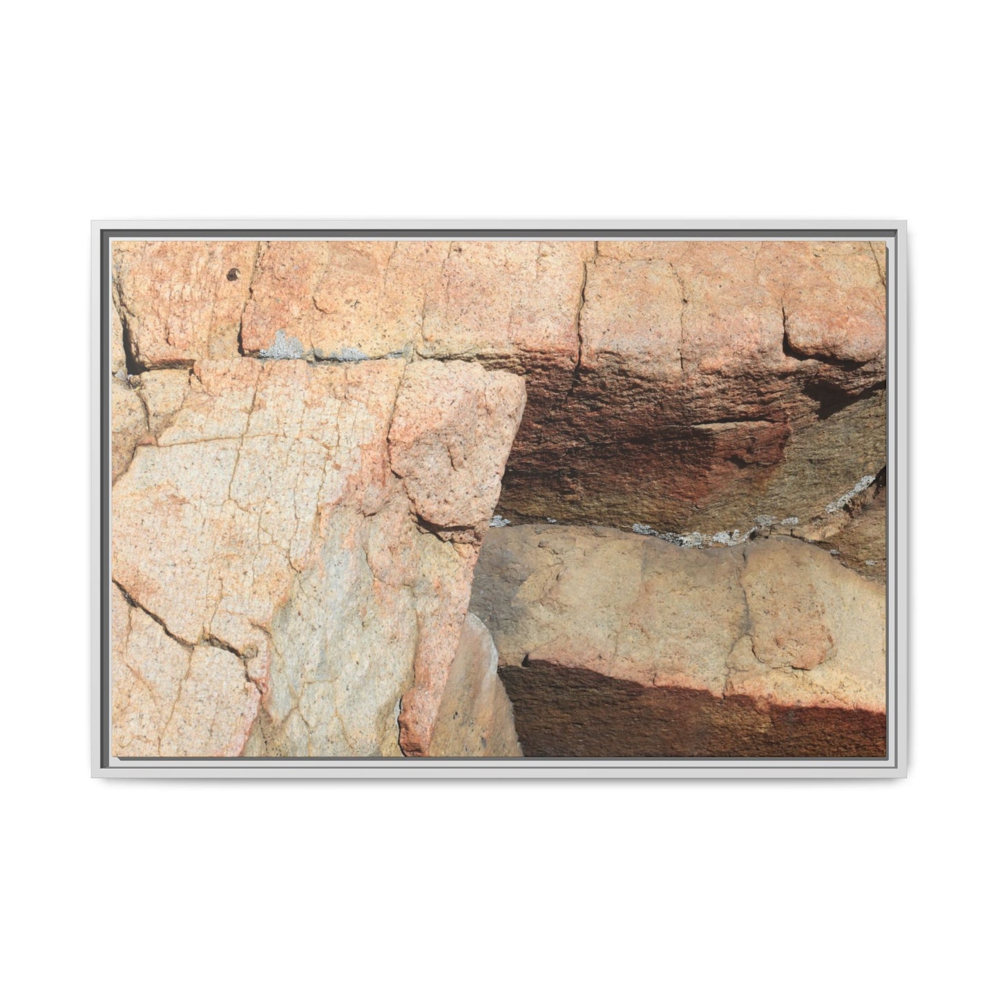 Fractured Stone - Unique Stretched Canvas Wall Art