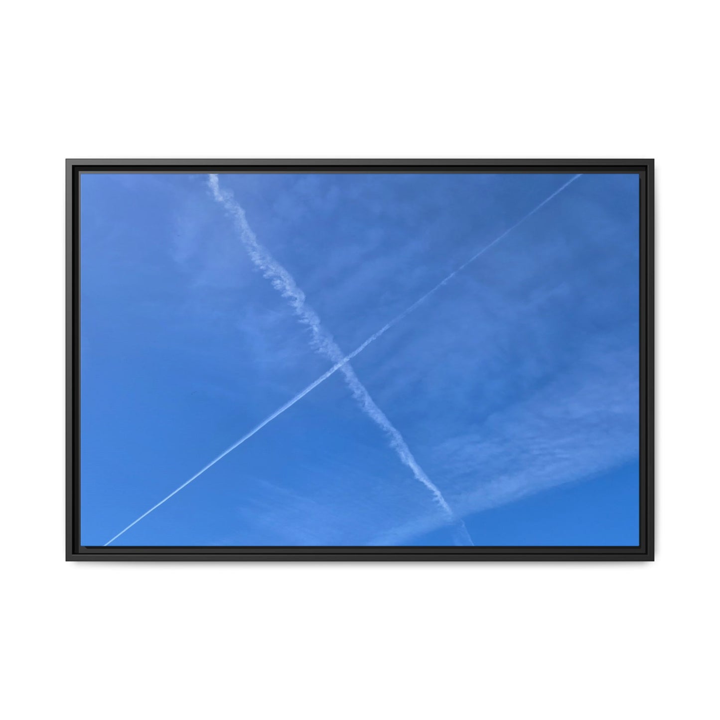 Sky Crossroads - Unique Stretched Canvas Wall Art