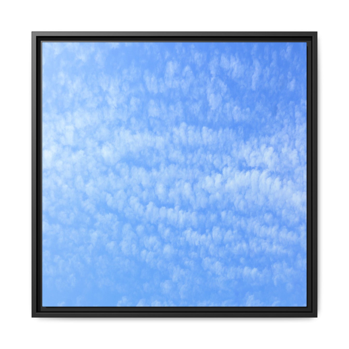 Wispy Blue Dreams - Unique Stretched Canvas Wall Art