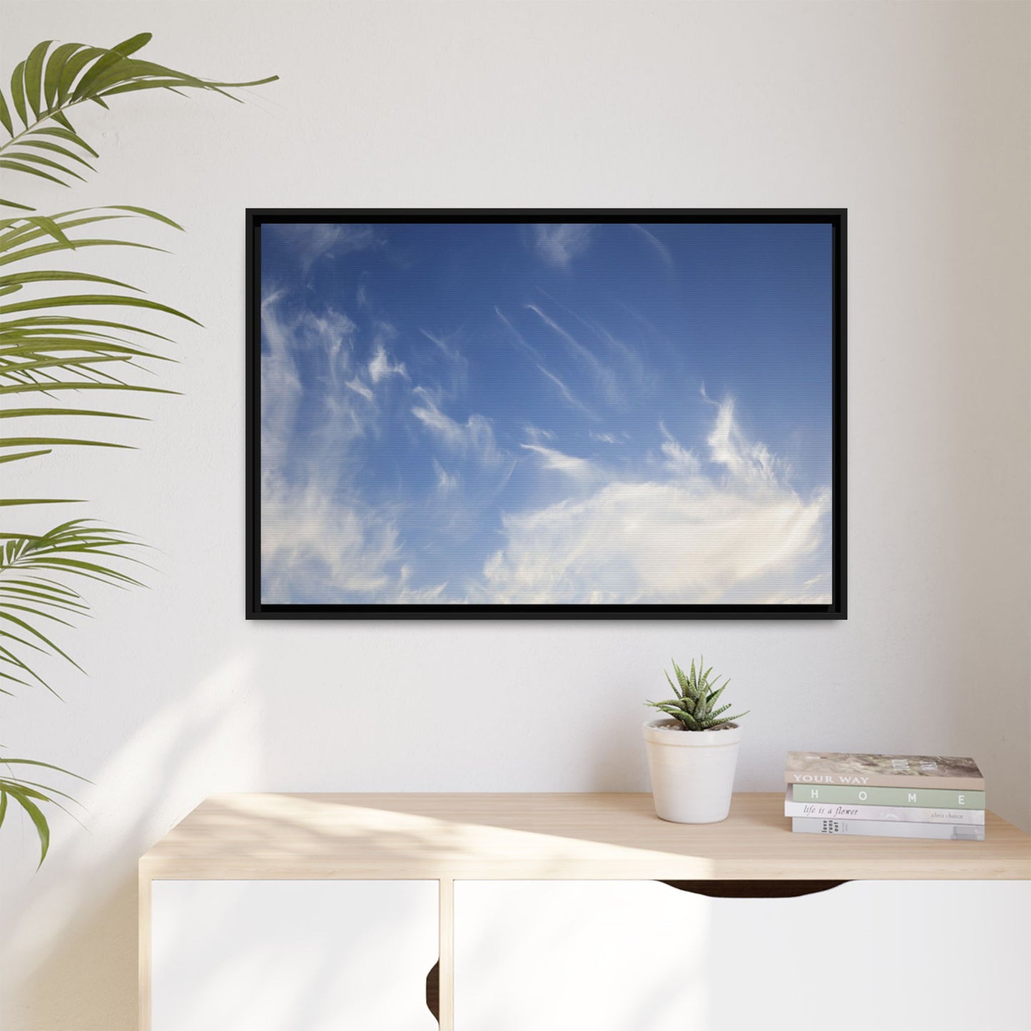 Whispers of Sky - Unique Stretched Canvas Wall Art