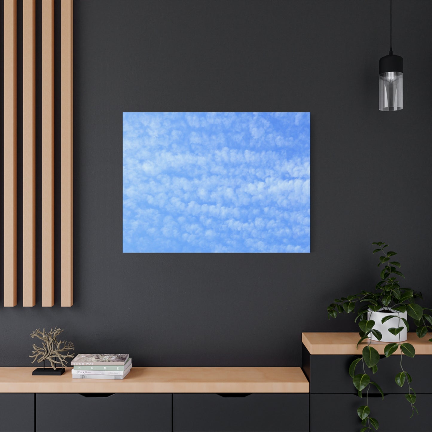 Clouded Reverie - Unique Frameless Canvas Wall Art
