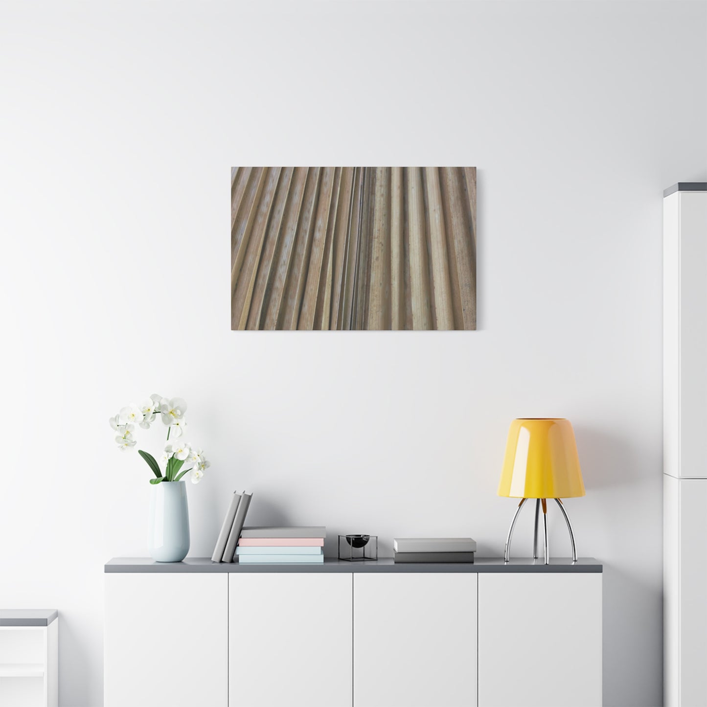 Linear Rhythm - Unique Frameless Canvas Wall Art