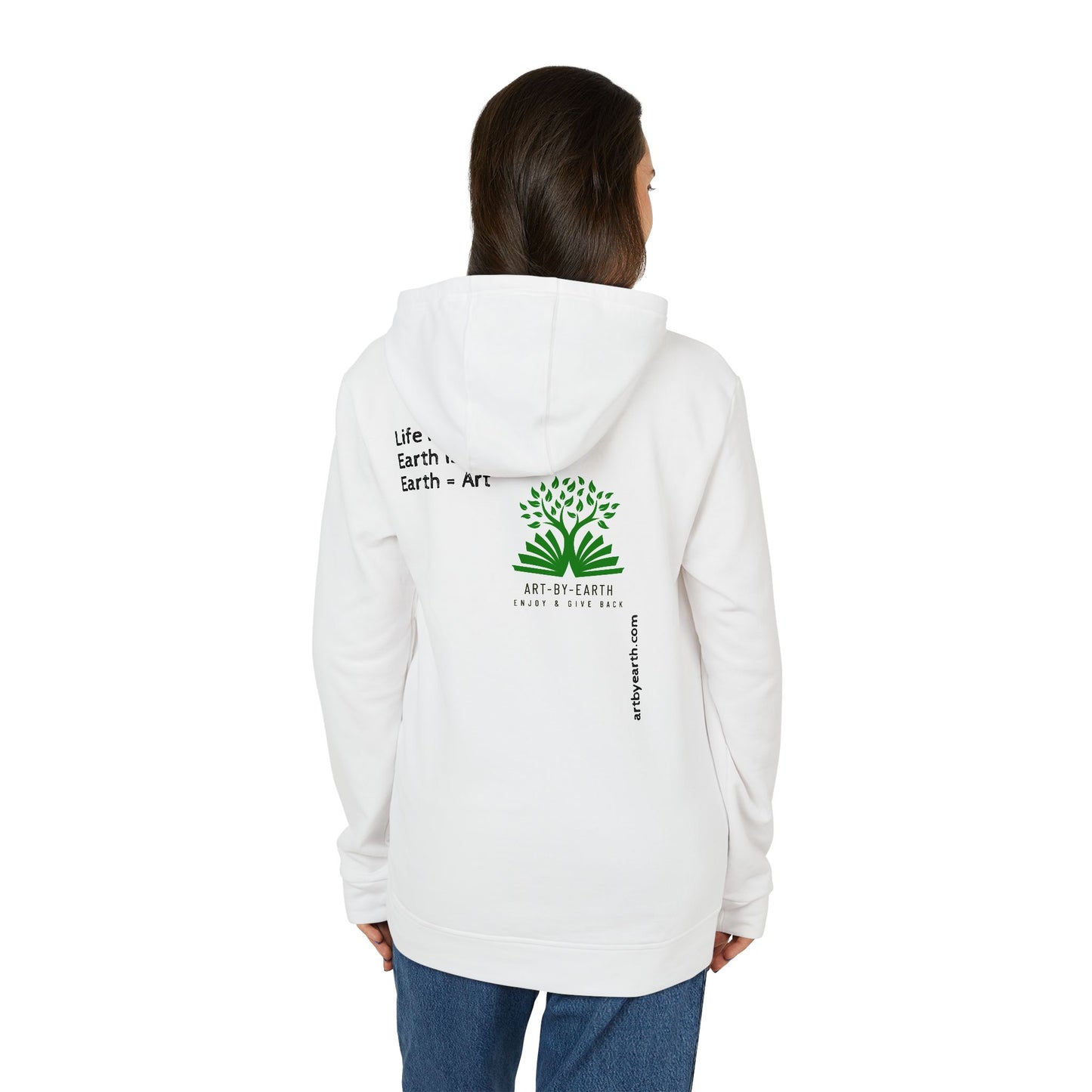 Z - ART BY EARTH HOODIE - adidas Unisex Fleece Hoodie
