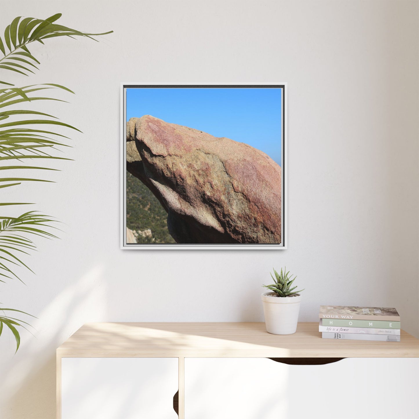 Sleeping Stone - Unique Stretched Canvas Wall Art
