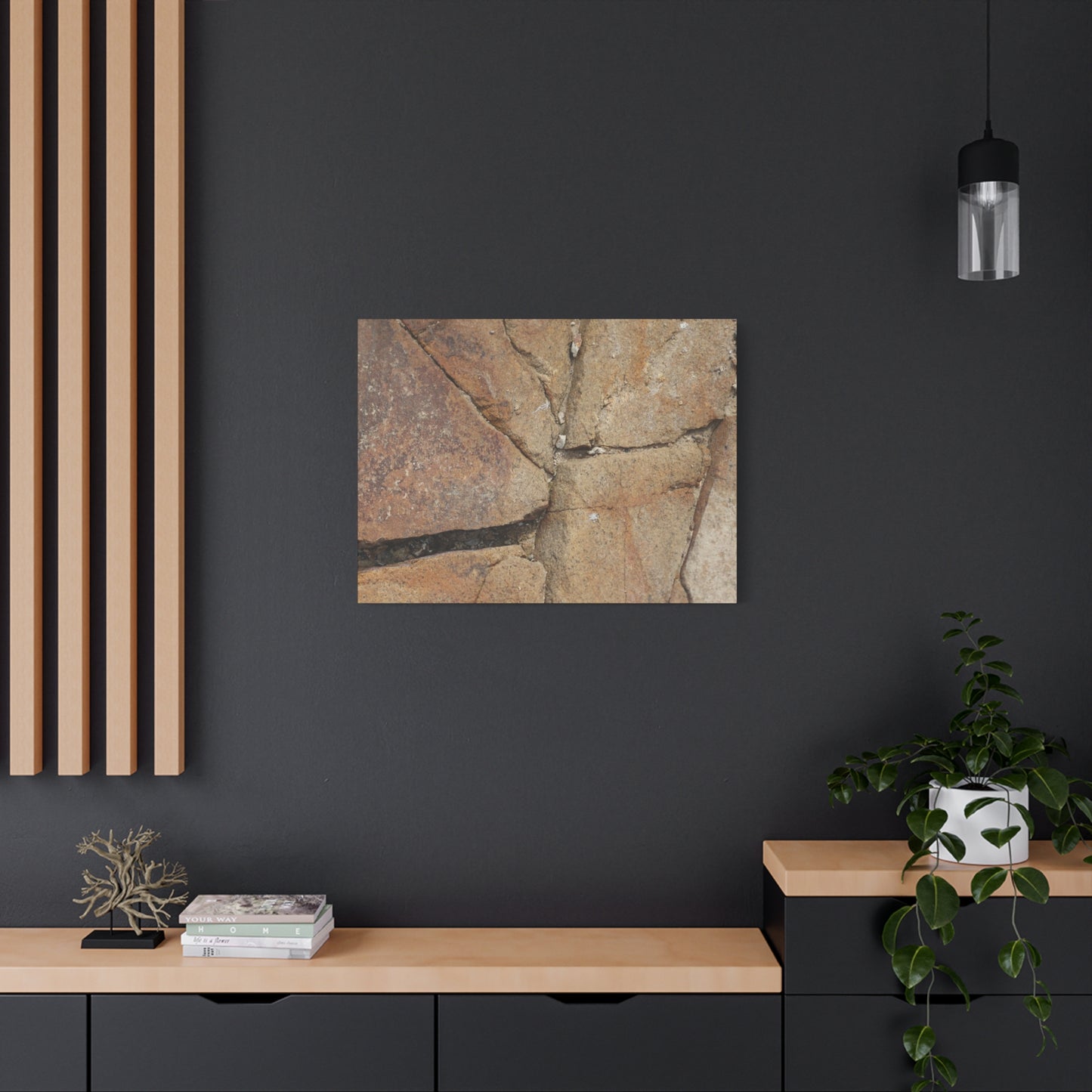 Cracked Earth's Canvas - Unique Frameless Canvas Wall Art