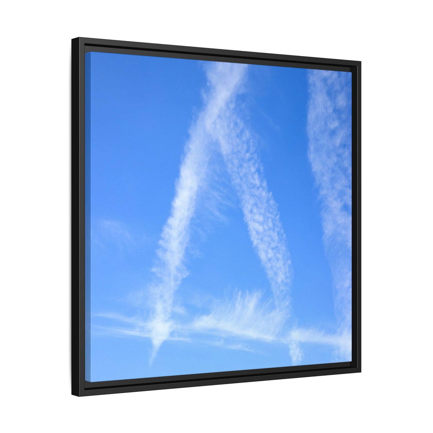 Skyward Whispers - Unique Stretched Canvas Wall Art