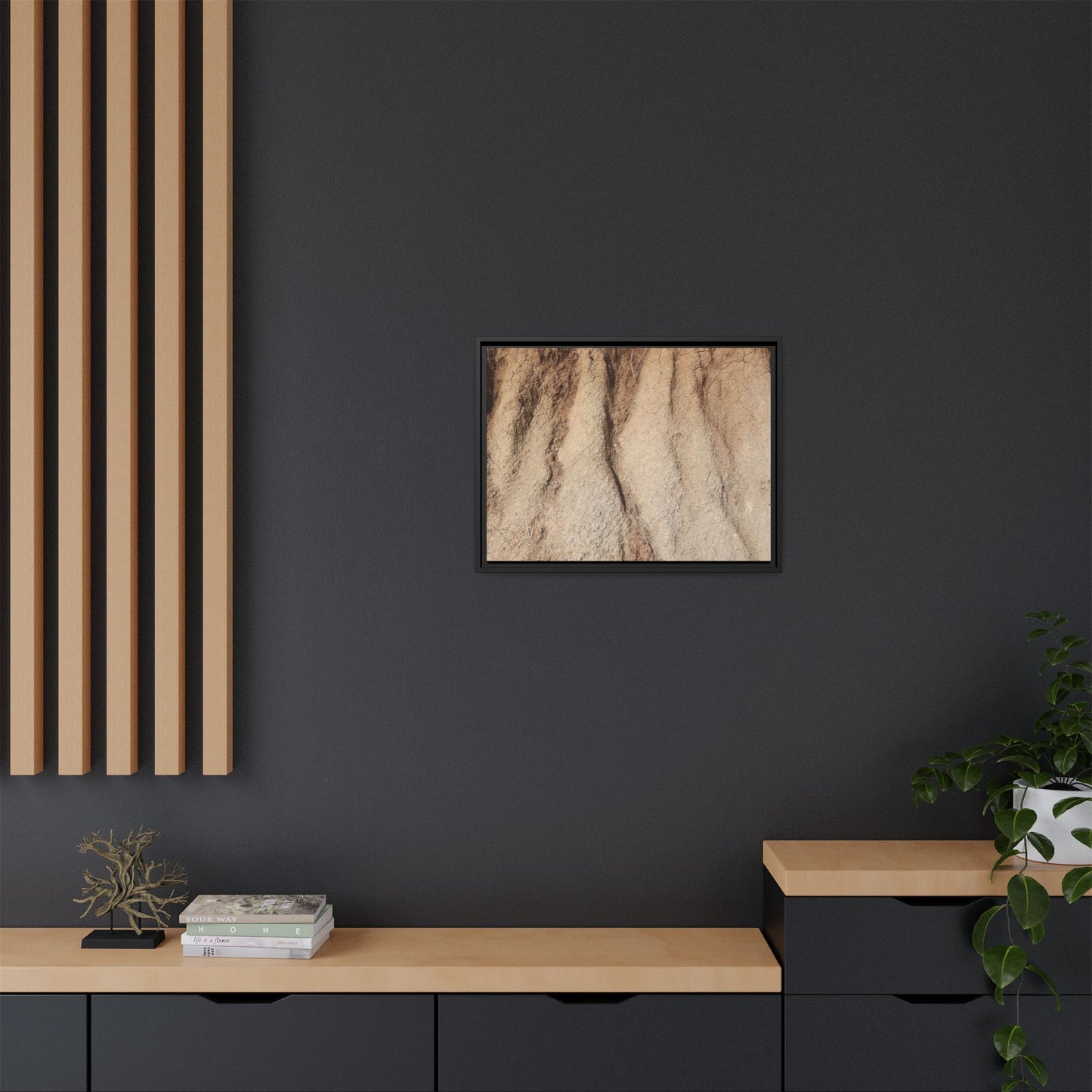 Eroded Canyon Walls - Unique Stretched Canvas Wall Art