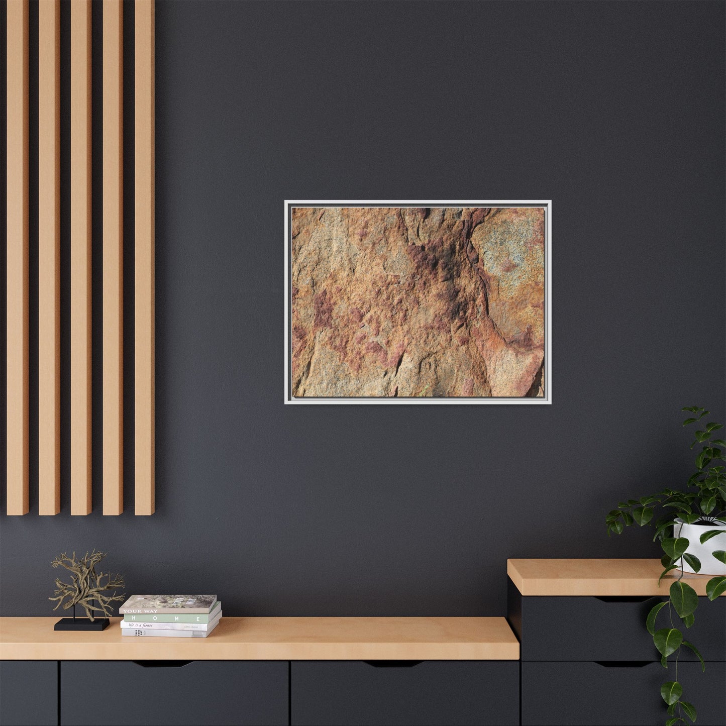 Russet Stone - Unique Stretched Canvas Wall Art
