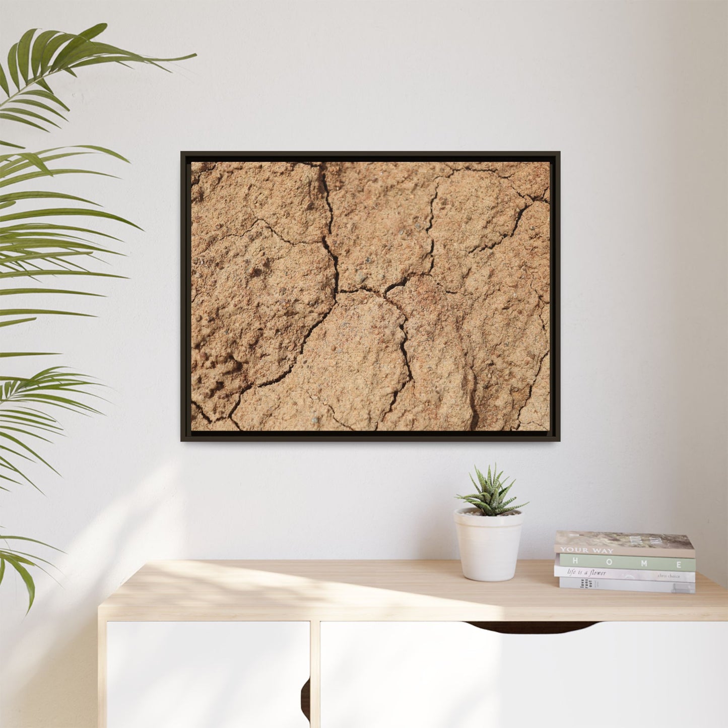Parched Land - Unique Stretched Canvas Wall Art