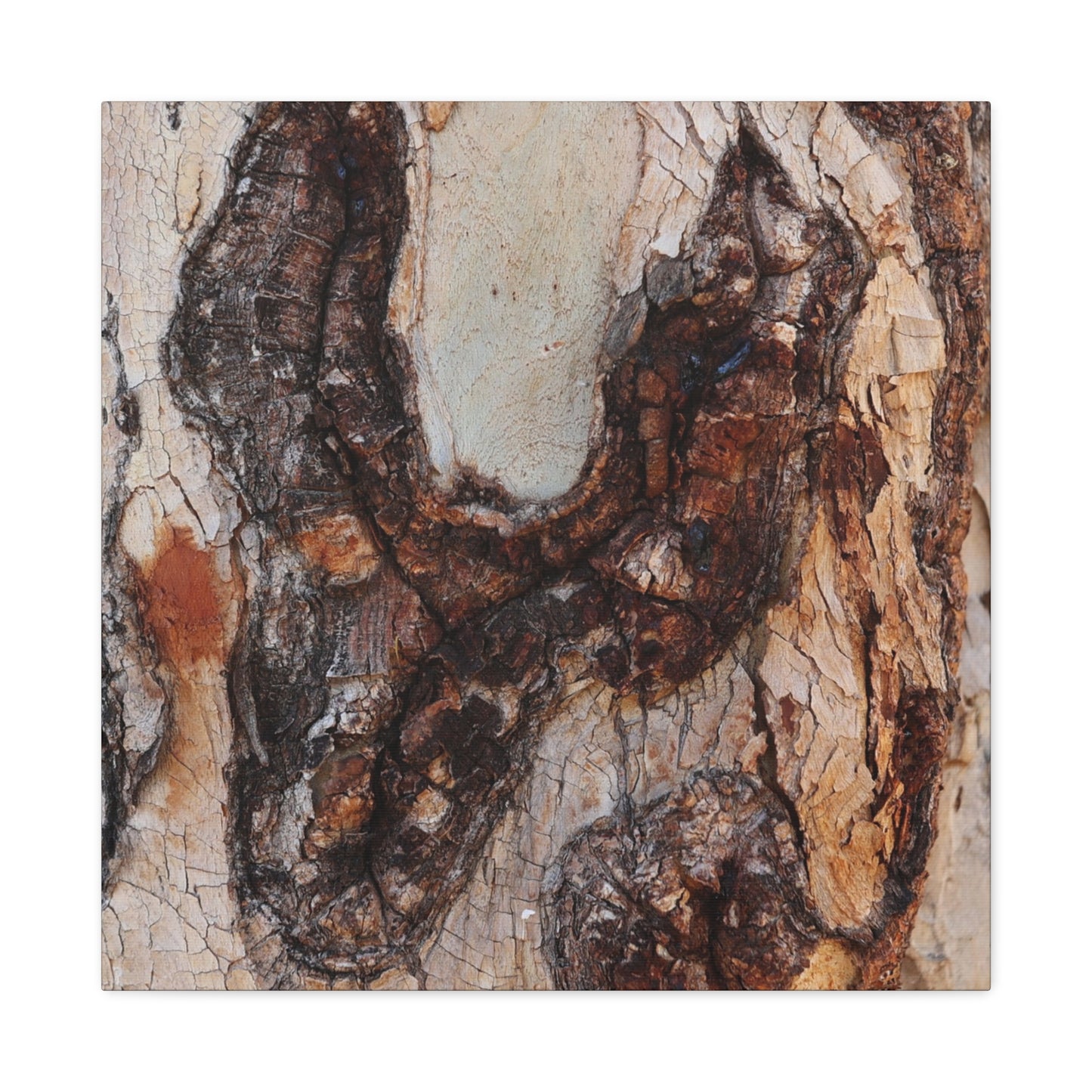 Arboreal Echoes - Unique Frameless Canvas Wall Art
