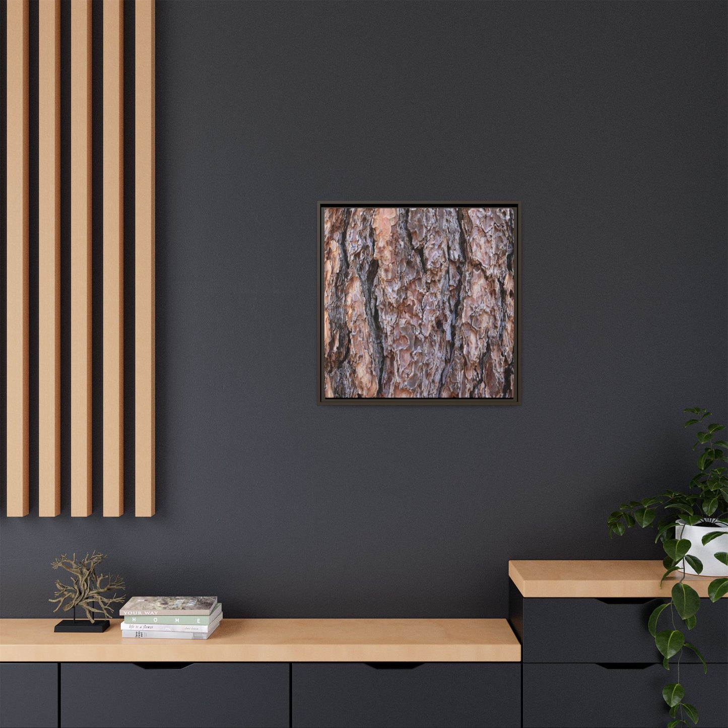 Layered Textures - Unique Stretched Canvas Wall Art