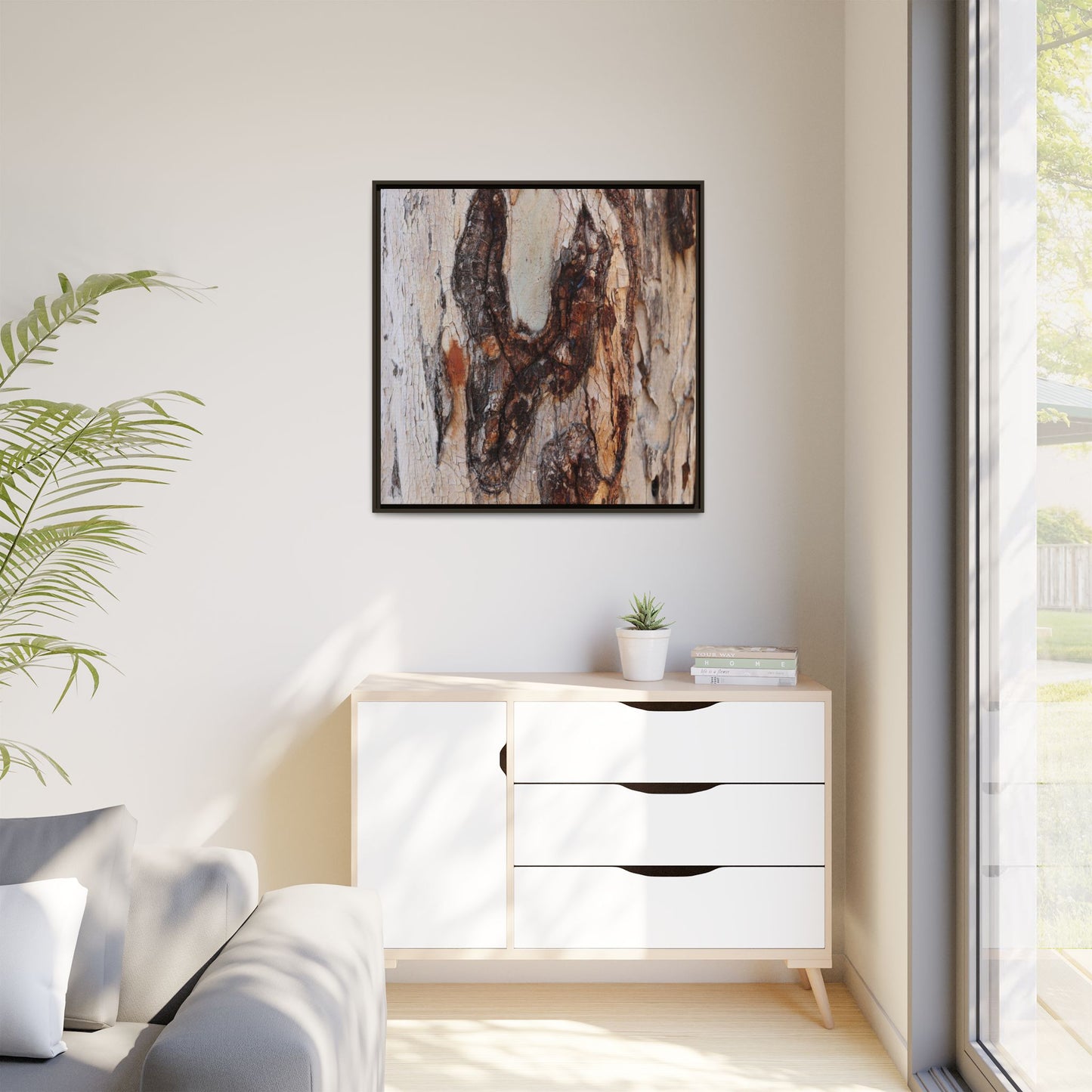 Texture of Time - Unique Stretched Canvas Wall Art