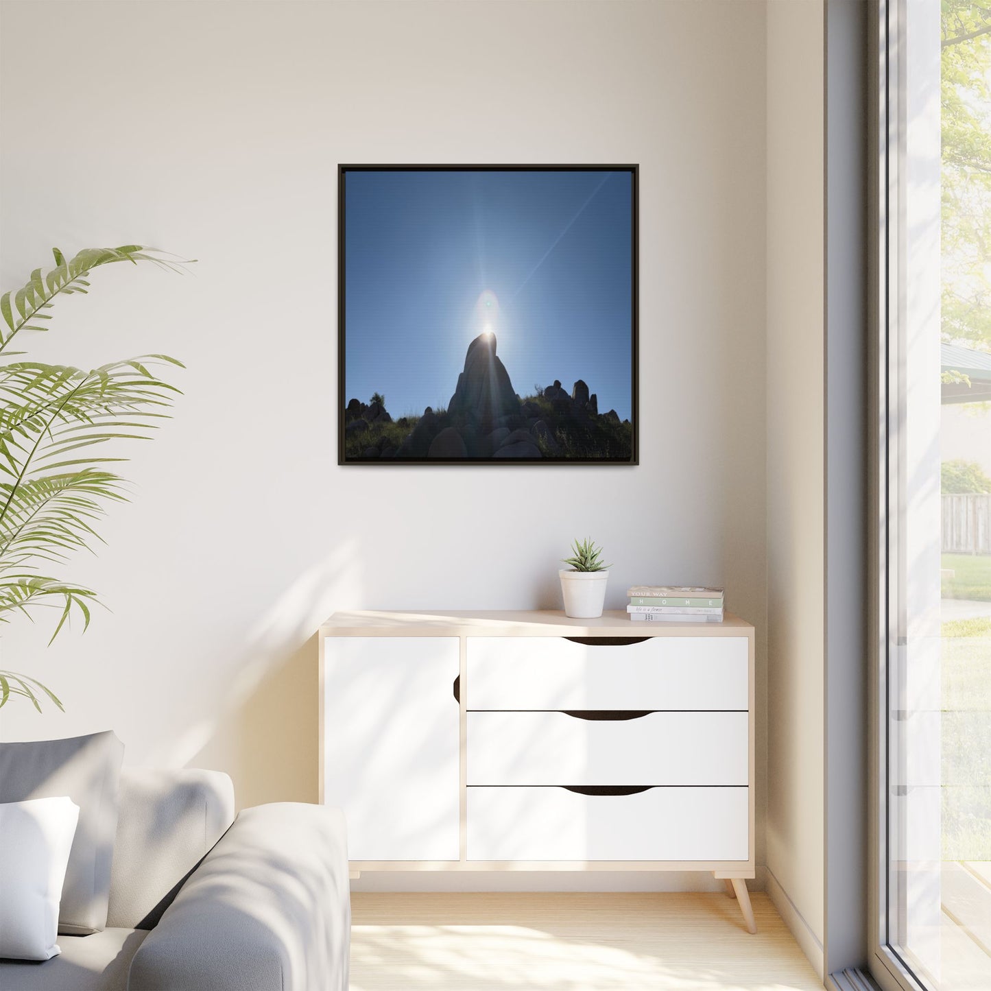 Sunburst - Unique Stretched Canvas Wall Art