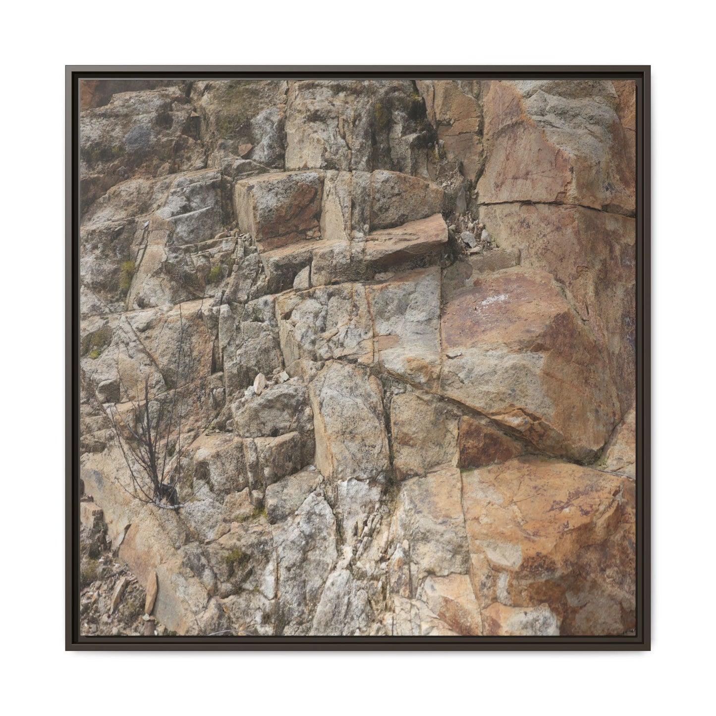 Sandstone Symphony - Unique Stretched Canvas Wall Art