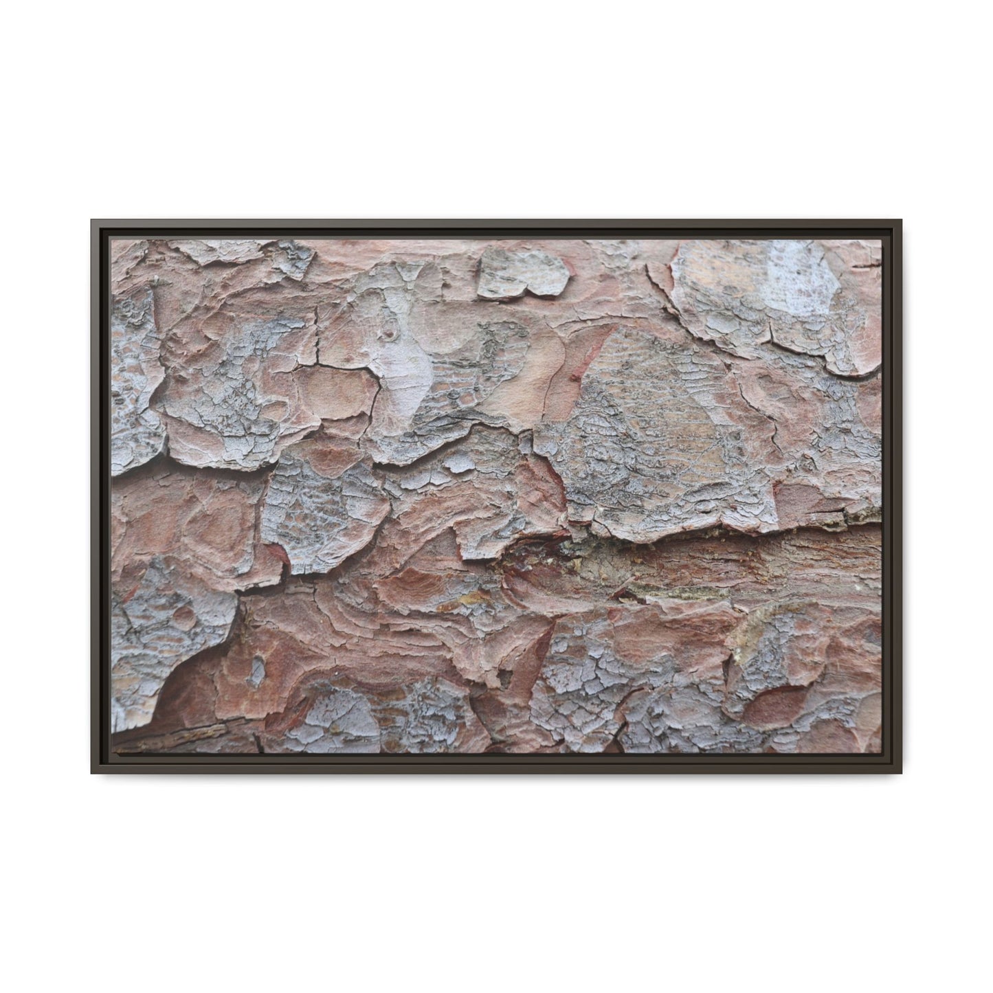 Flaking Serenity - Unique Stretched Canvas Wall Art