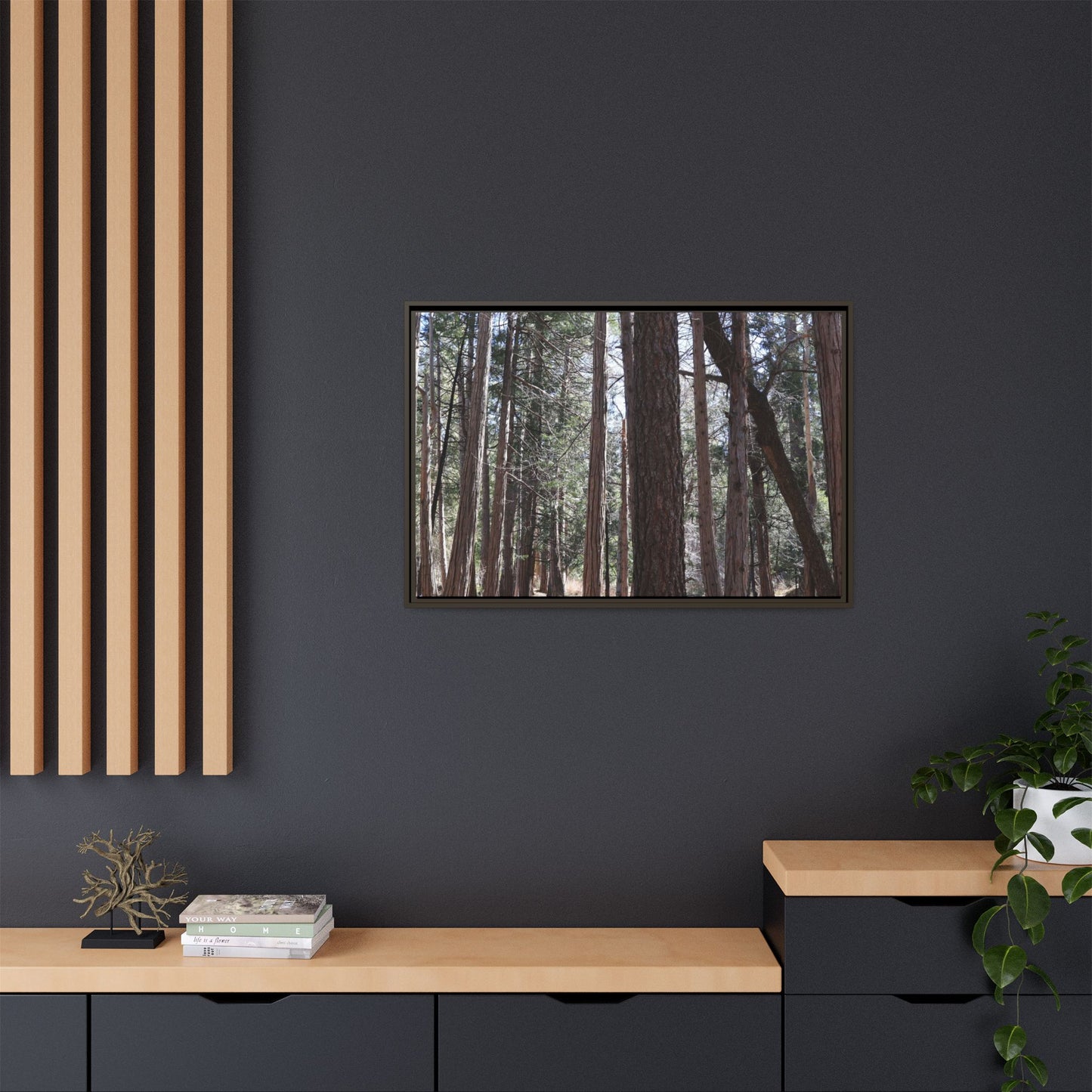 Forest Cathedral - Unique Stretched Canvas Wall Art
