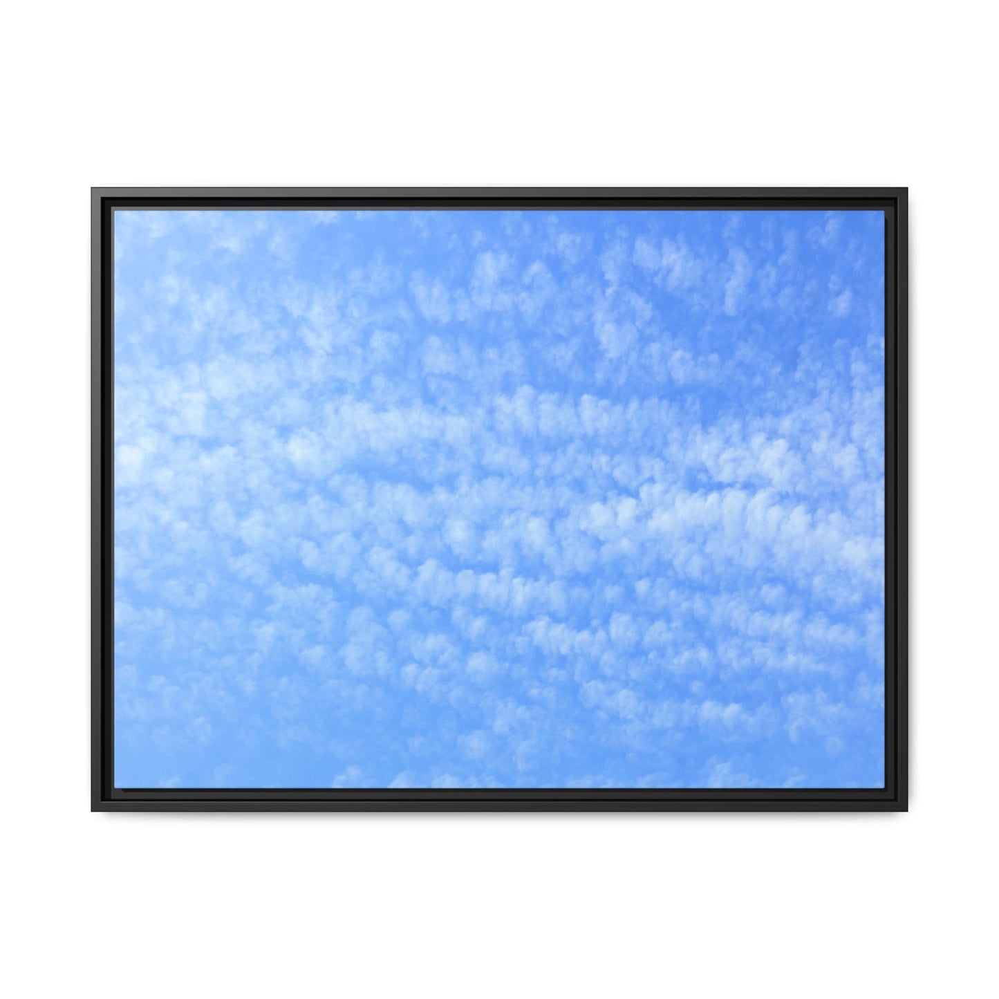 Wispy Blue Dreams - Unique Stretched Canvas Wall Art