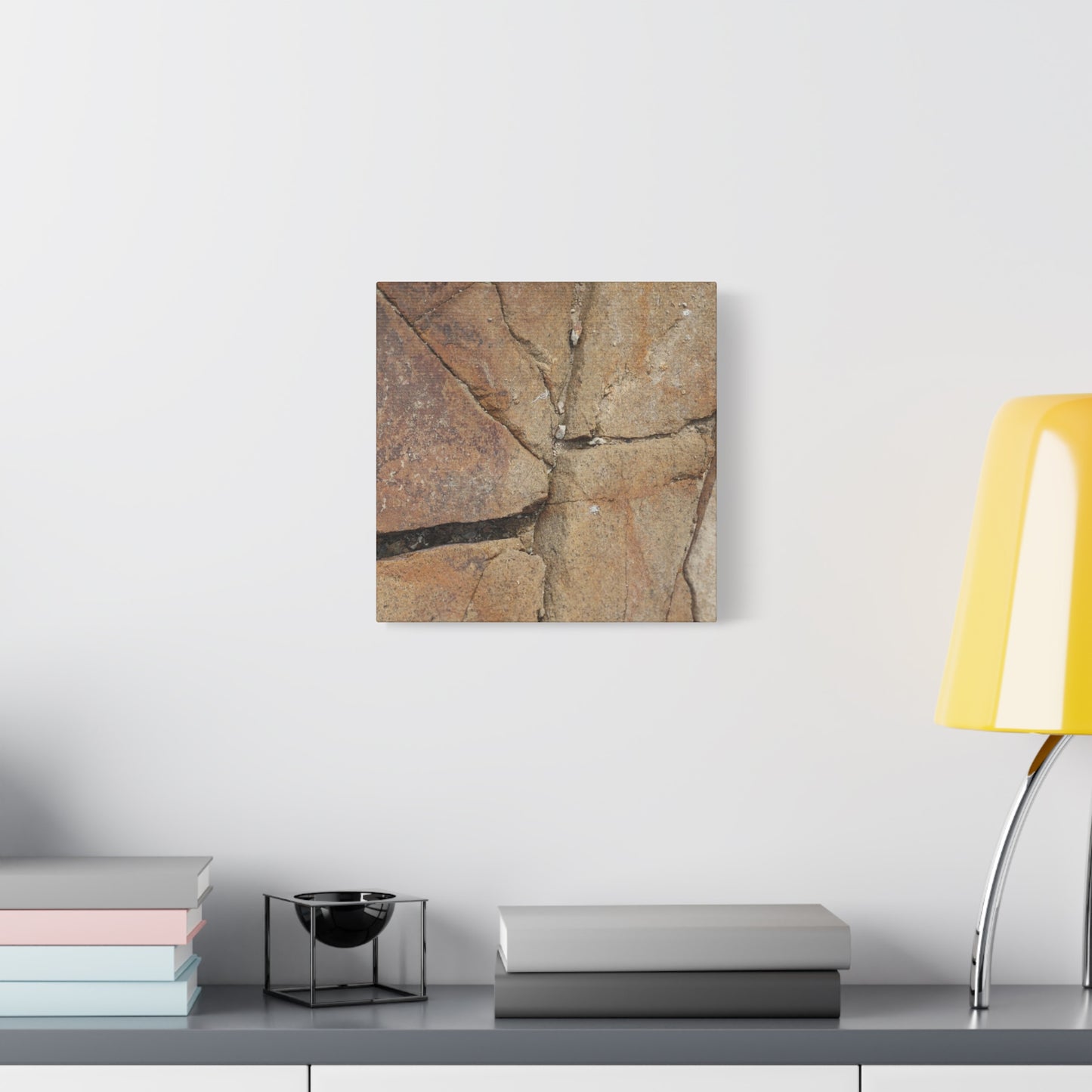 Cracked Earth's Canvas - Unique Frameless Canvas Wall Art