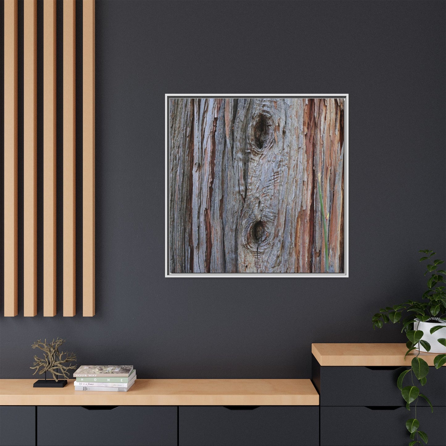 Knotty Nature - Unique Stretched Canvas Wall Art