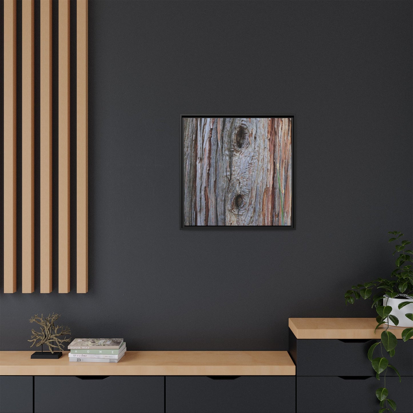 Knotty Nature - Unique Stretched Canvas Wall Art