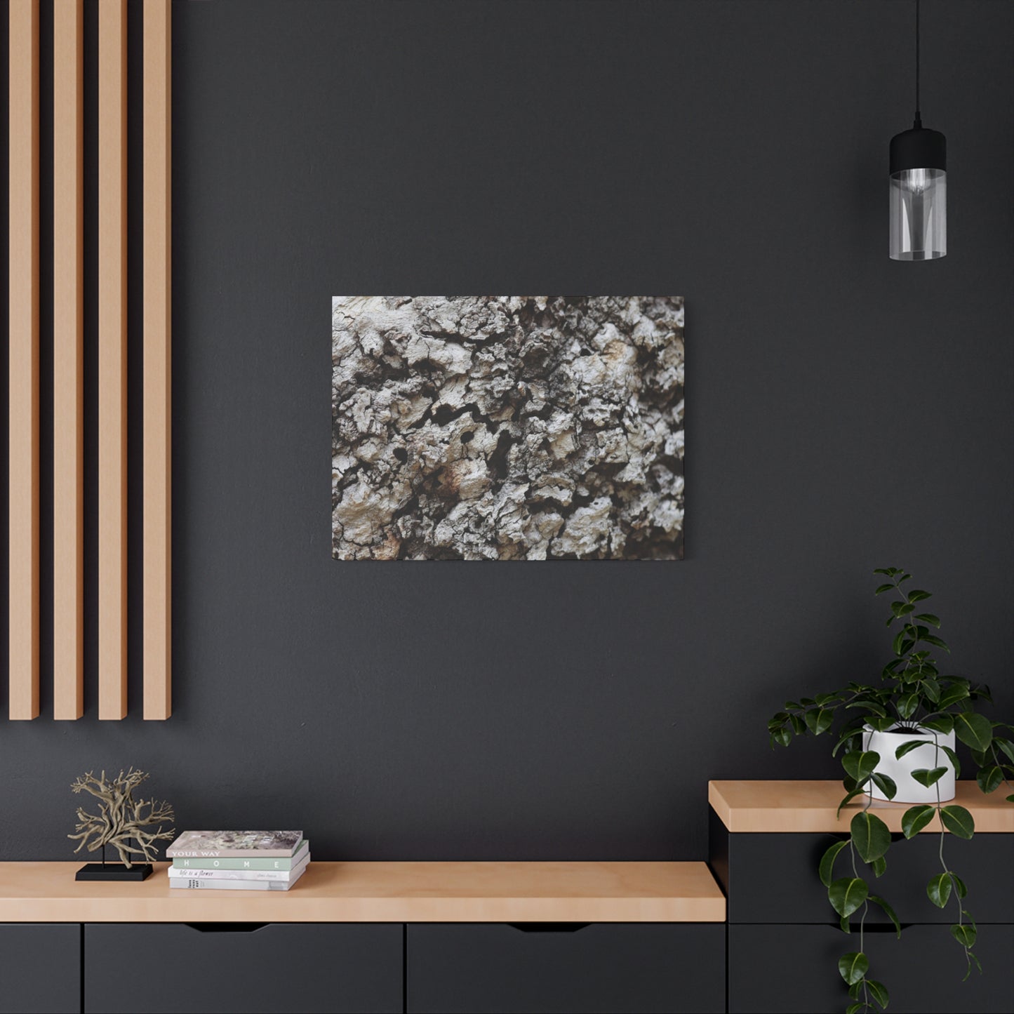 Cracked Earth Tapestry - Unique Frameless Canvas Wall Art