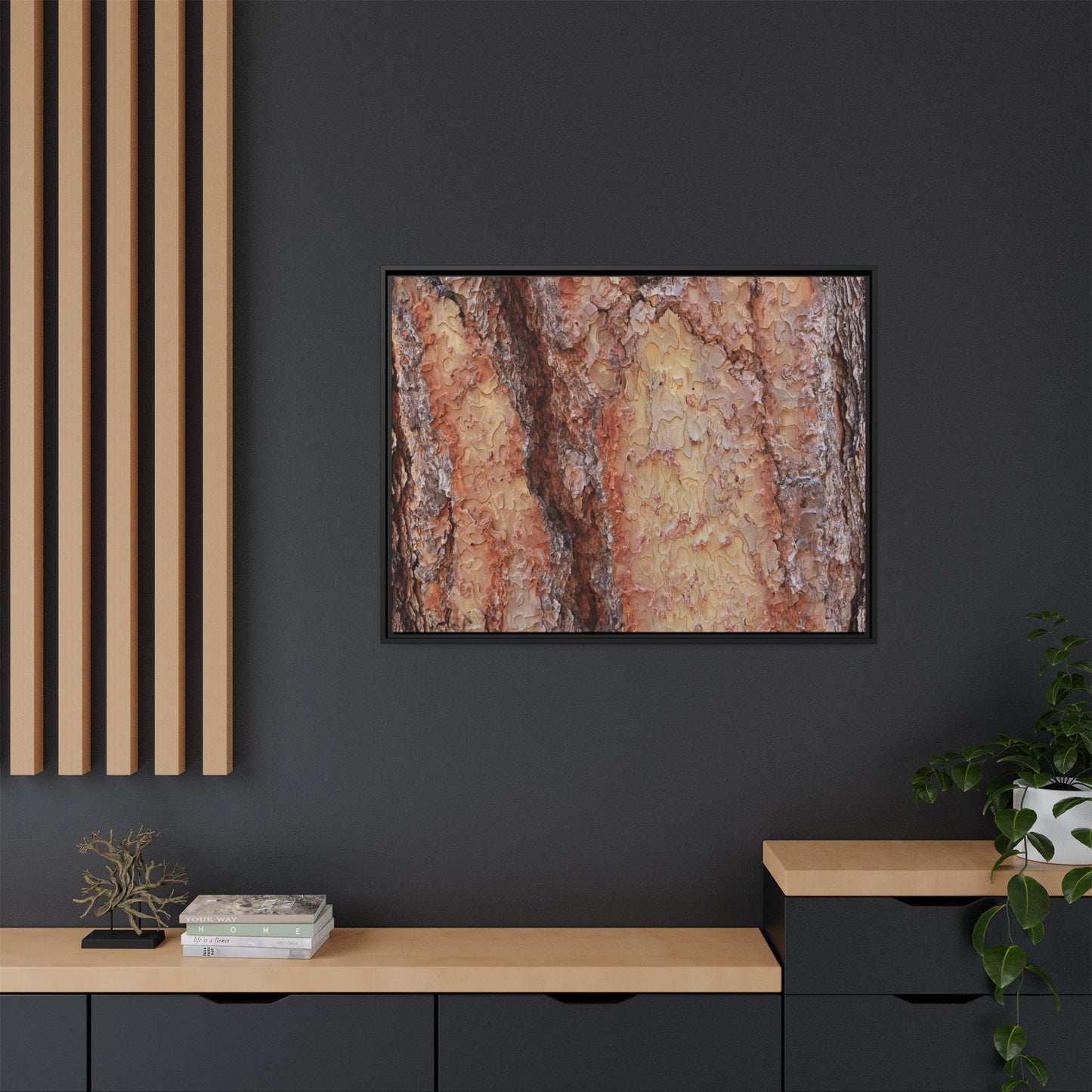 Rustic Rhythms - Unique Stretched Canvas Wall Art