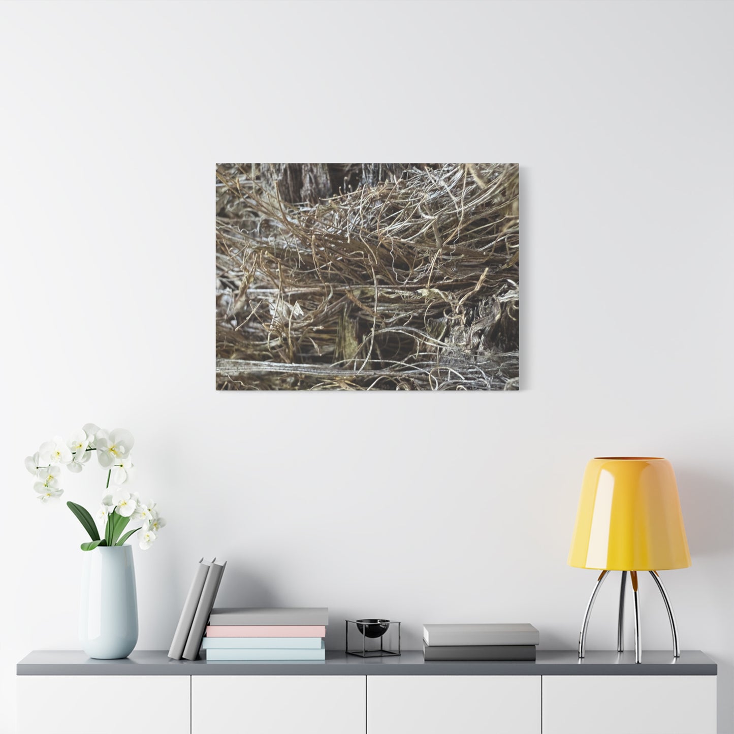 Whispers in Dry Grass - Unique Frameless Canvas Wall Art