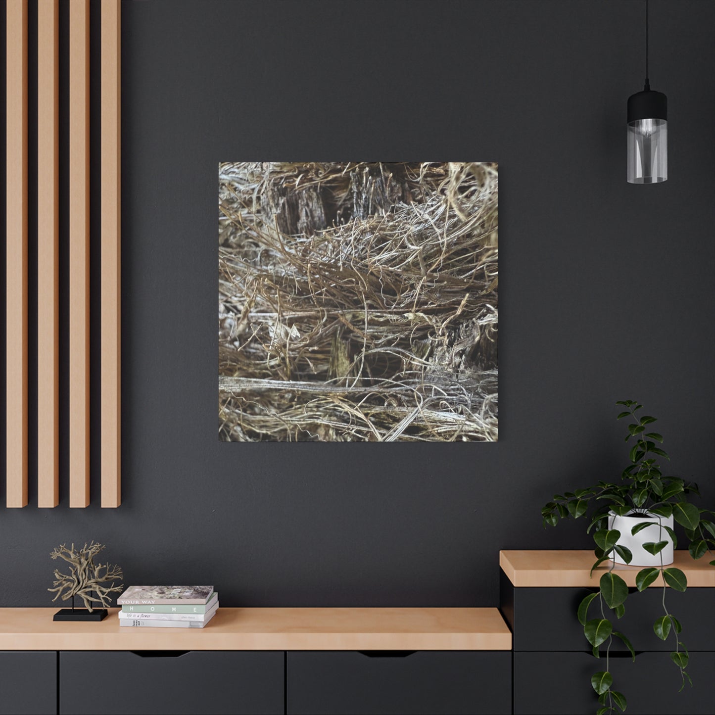 Whispers in Dry Grass - Unique Frameless Canvas Wall Art