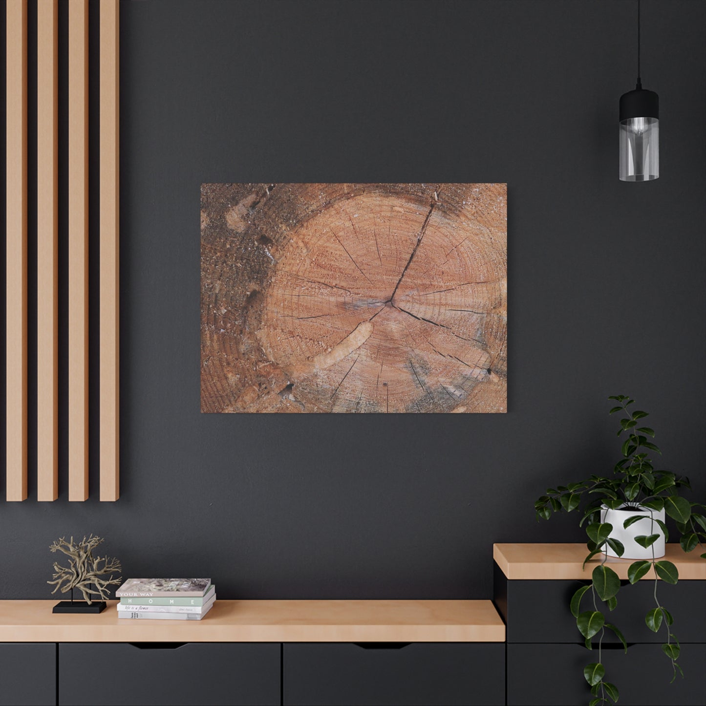 Timber Tale - Unique Frameless Canvas Wall Art