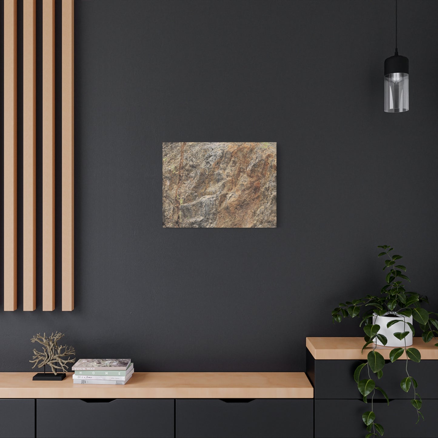Erosion's Palette - Unique Frameless Canvas Wall Art