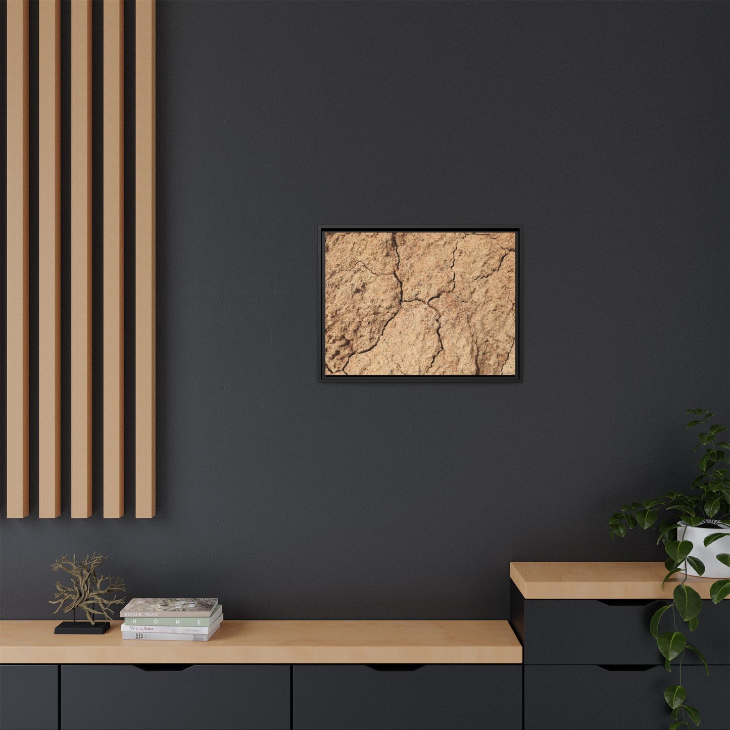 Parched Land - Unique Stretched Canvas Wall Art