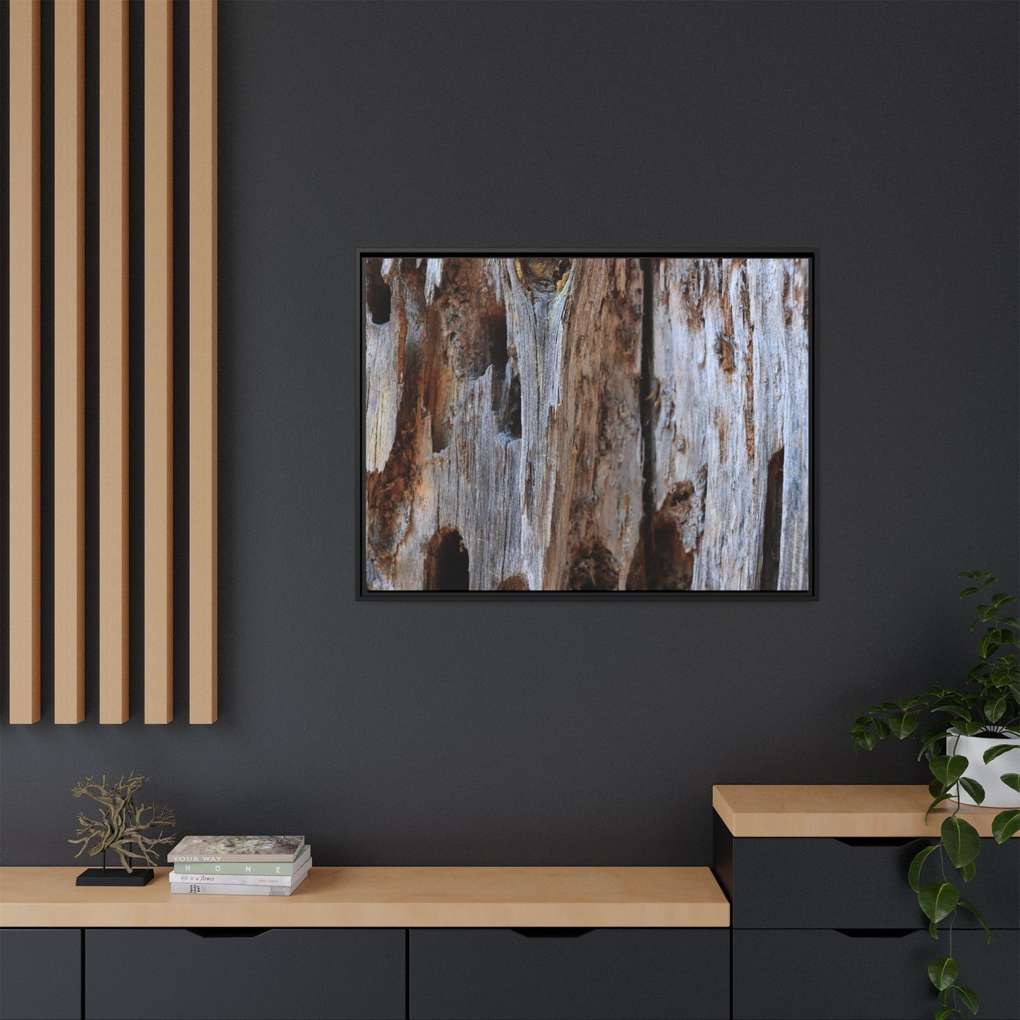 Decaying Splendor - Unique Stretched Canvas Wall Art