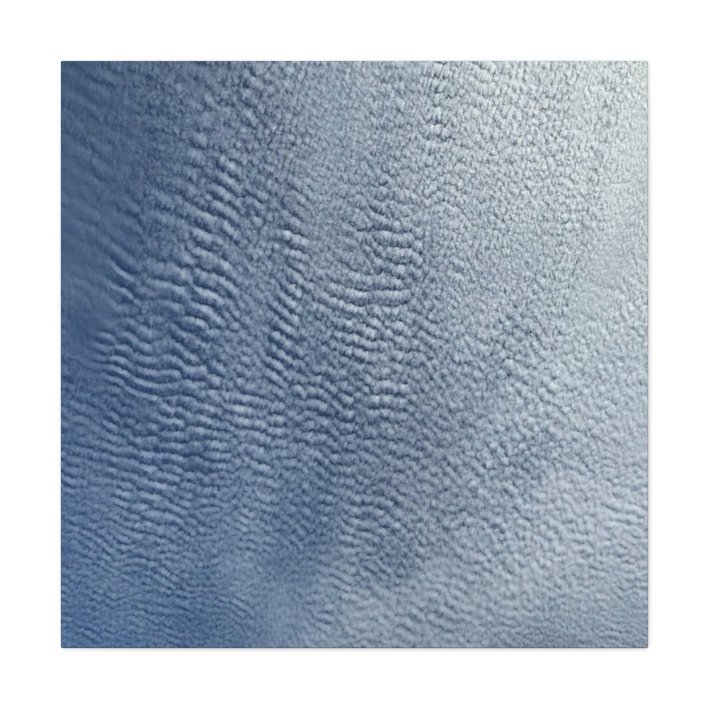 Rippling Echoes of Cerulean Stillness - Unique Frameless Canvas Wall Art