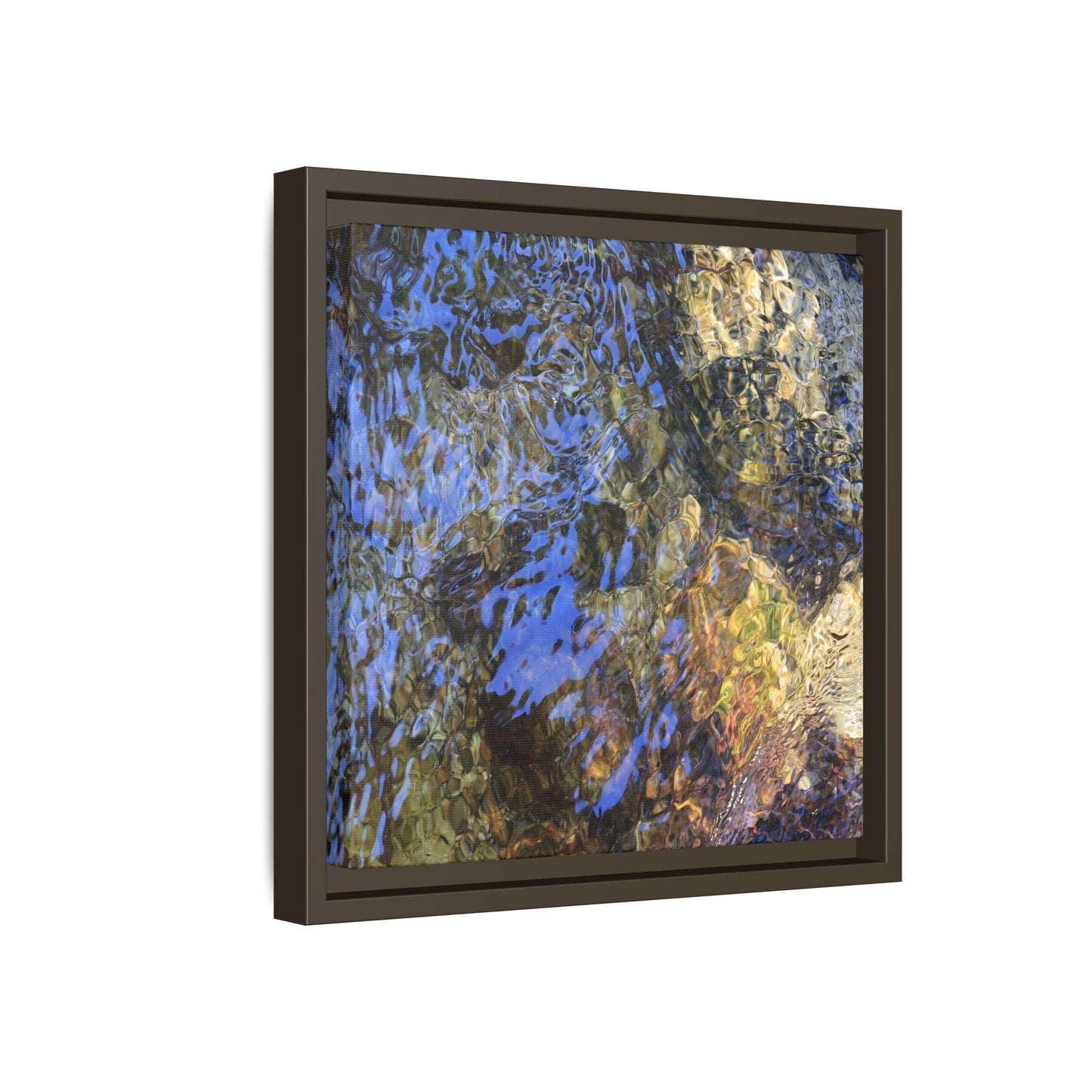 Aquatic Kaleidoscope - Unique Stretched Canvas Wall Art