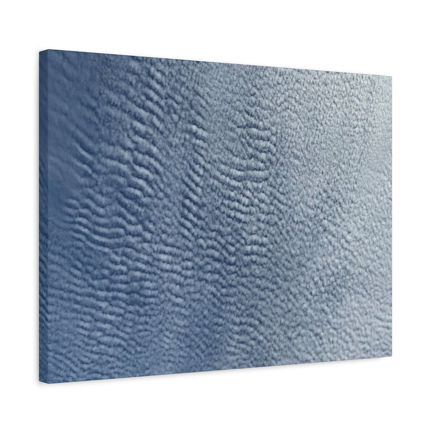 Rippling Echoes of Cerulean Stillness - Unique Frameless Canvas Wall Art