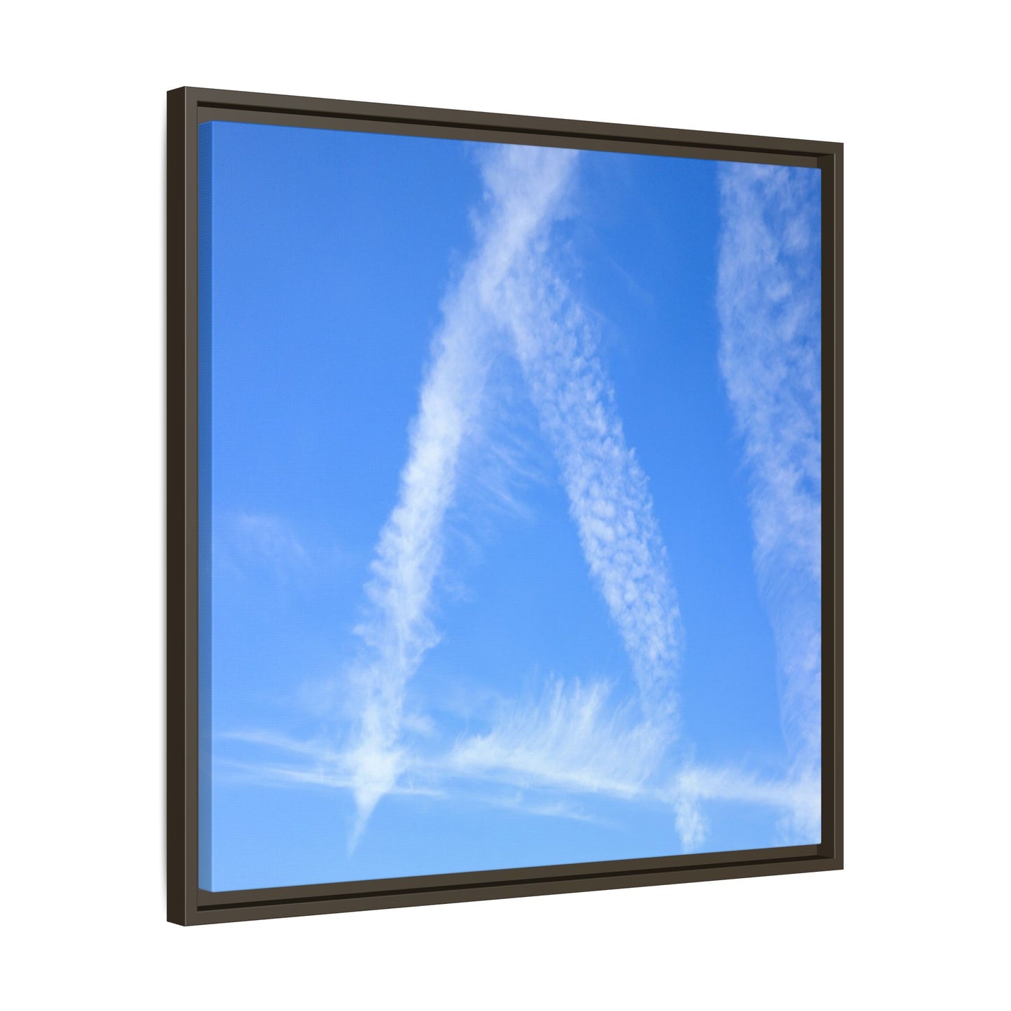 Skyward Whispers - Unique Stretched Canvas Wall Art