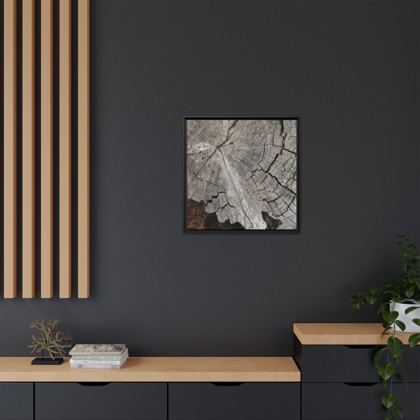 Time's Signature - Unique Stretched Canvas Wall Art