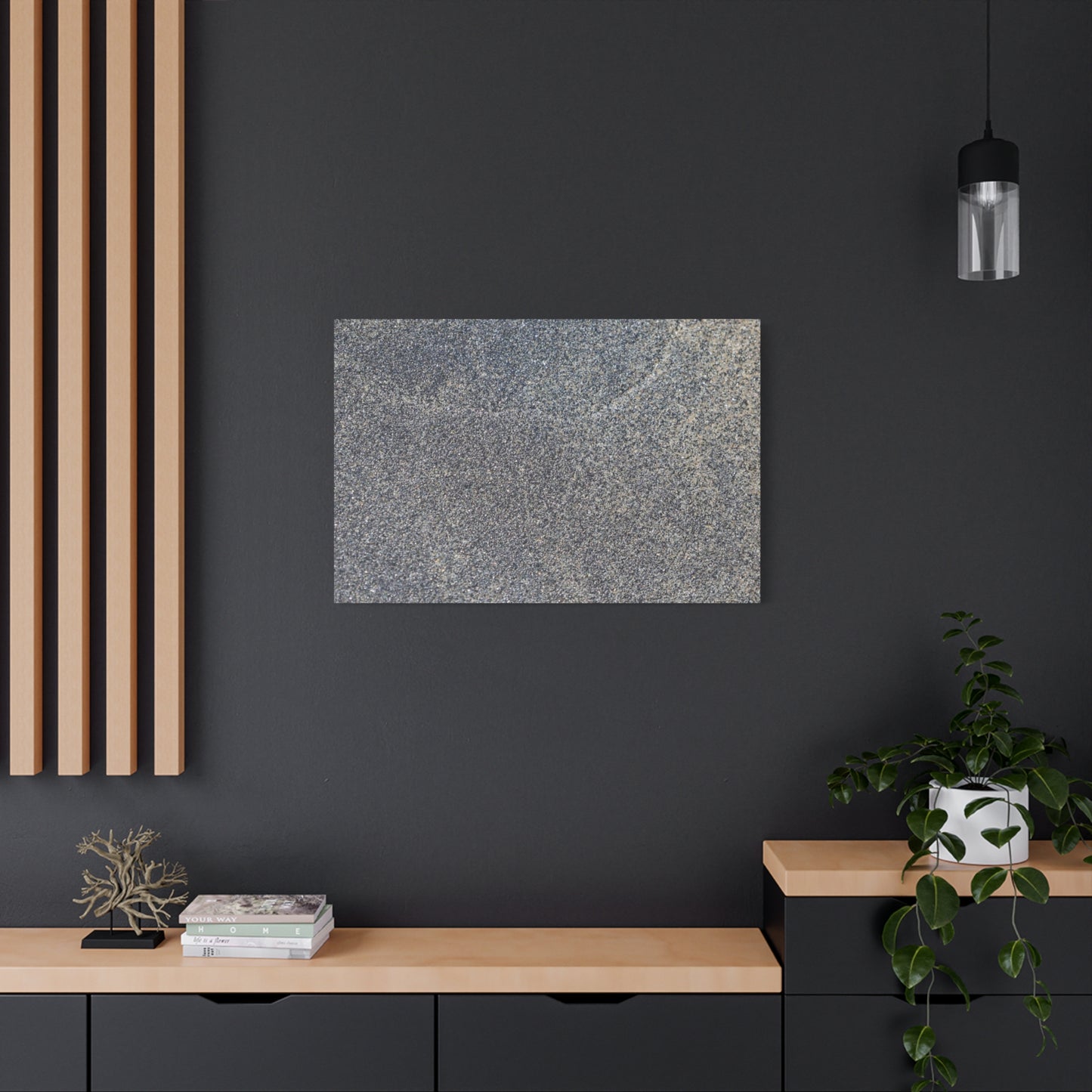 Granite Murmur - Unique Frameless Canvas Wall Art