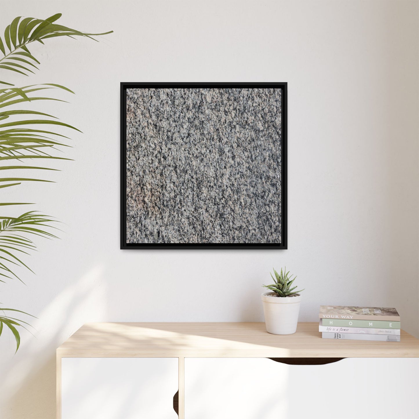 Crystalline Fusion - Unique Stretched Canvas Wall Art