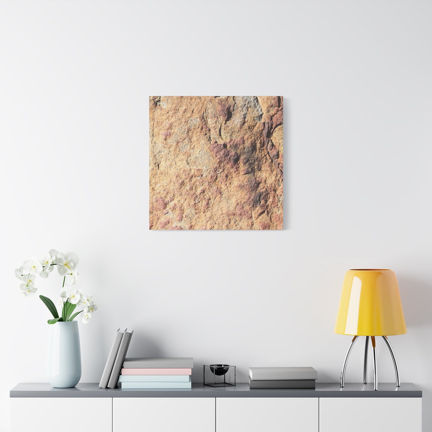 Terracotta Tears - Unique Frameless Canvas Wall Art