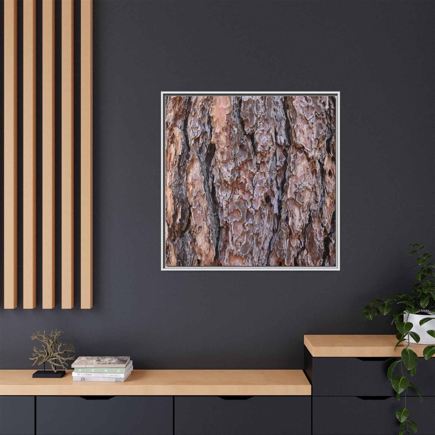 Layered Textures - Unique Stretched Canvas Wall Art